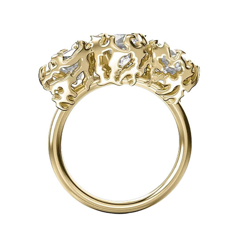 Stolen Girlfriends Club Delicate Distortion Cocktail Ring image number 3